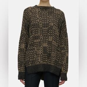 CLOSED Jacquard Alpaca Wool Relaxed Jumper Sweater NWT